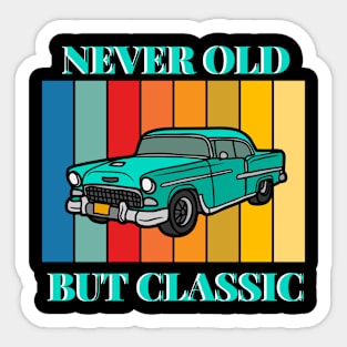 Vintage Car  Design Sticker